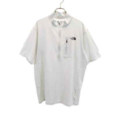 THE NORTH FACE ノースフェイス 半袖 ハーフジップ Tシャツ XL グレー NT12202 アウトドア DRI