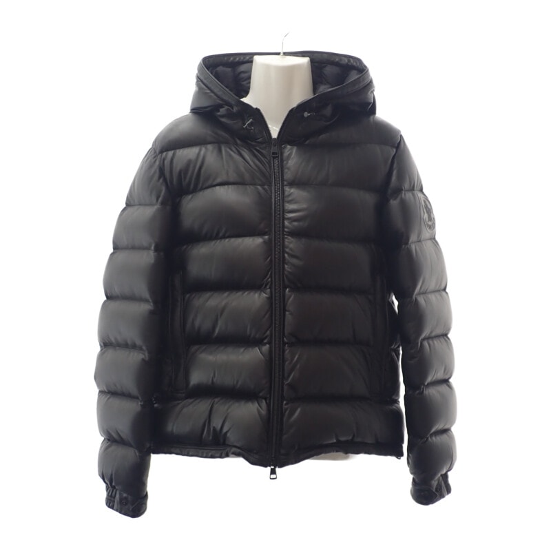 モンクレール MONCLER GEBROULAZ 2 F20911A59600 50118 ダウンジャケット ラムスキン ブラック メンズ【中古】【Aランク】