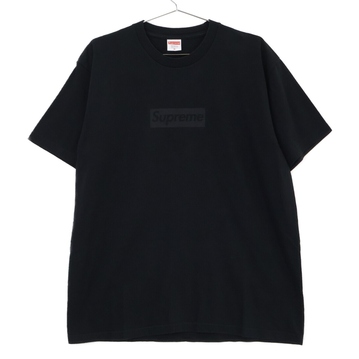 シュプリーム Tonal Box Logo Tee ブラック 半袖Tシャツ M