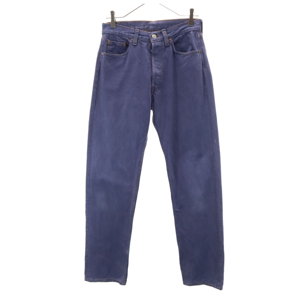 Levi's リーバイス 80s ヴィンテージ カラパン ボタンフライ ストレートデニムパンツ パープル系 ジーパン カラージーンズ