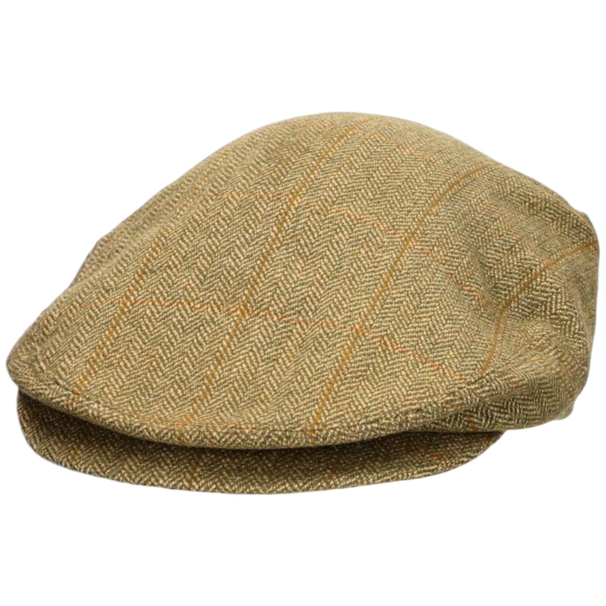 古着 00年代 バブアー Barbour DEAN CAP GREEN チェック柄 ヘリンボーン ハンチング フリーサイズ相当/gaa006757