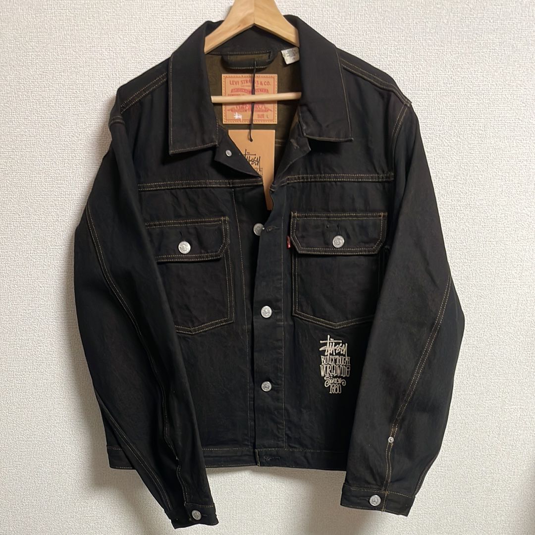 Stussy x LEVI'S Crispy Rinse Trucker 