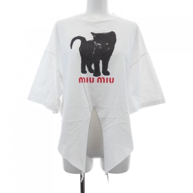 ミュウミュウ MIU MIU MJN315 1ZF8 Tシャツ