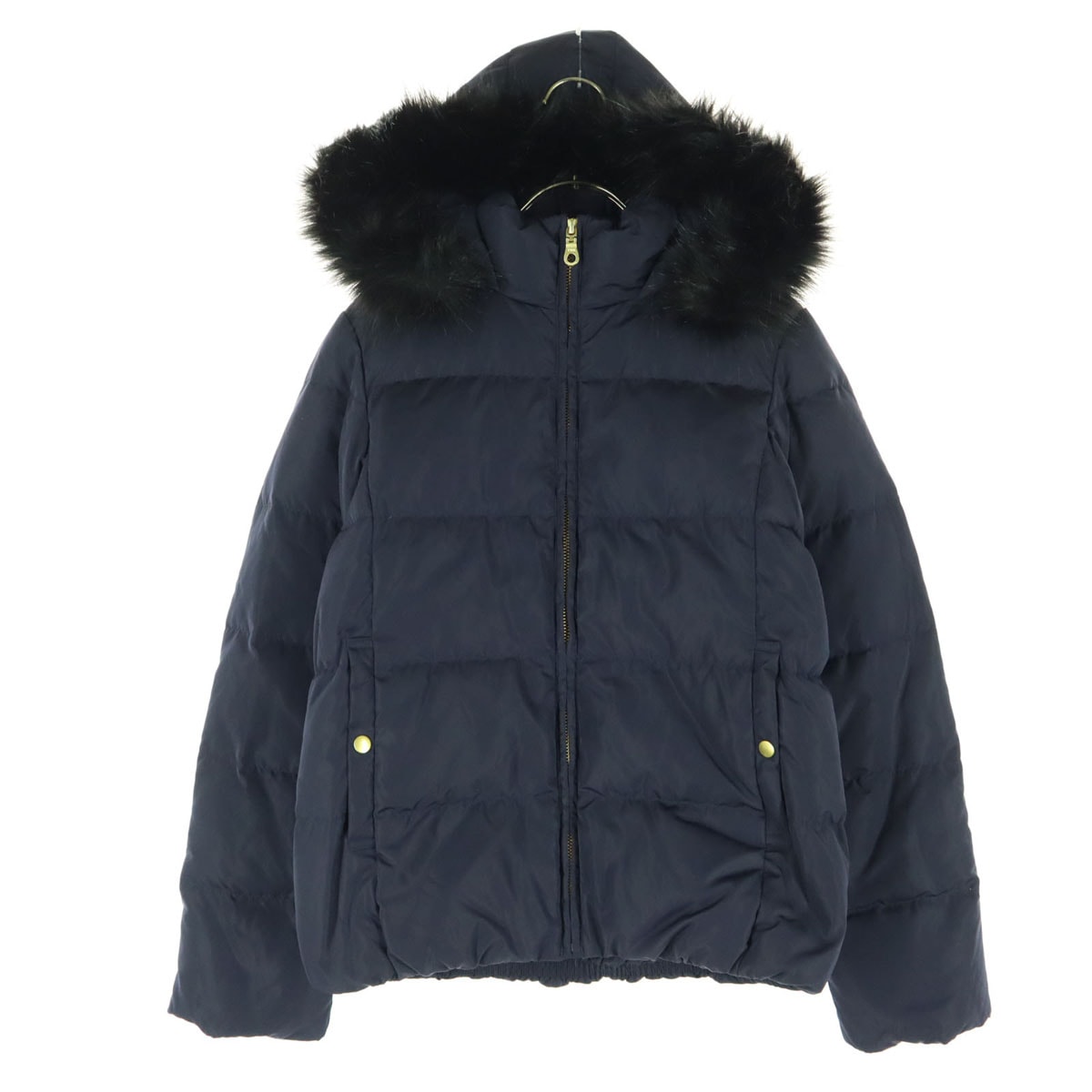 美品 GU ジーユー 長袖 ダウンジャケット S ネイビー