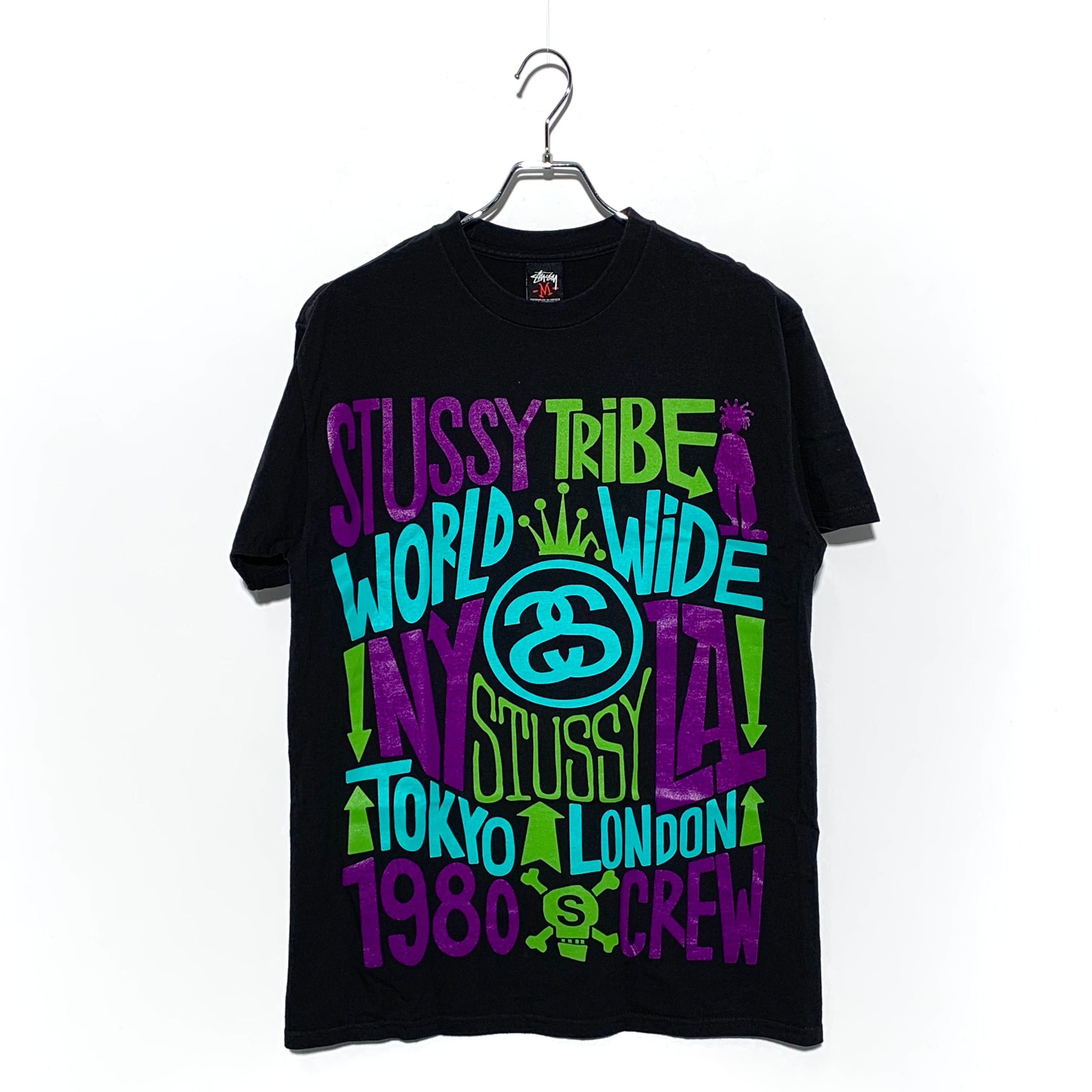 STUSSY Tribe Worldwide Tee Black