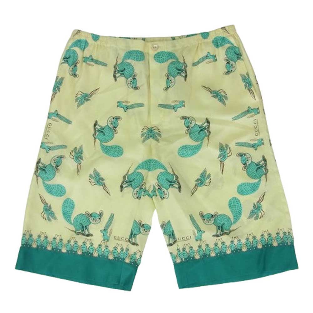 【新品】GUCCI サイケデリック シルクショーツ ハーフパンツ モノグラム GUCCI GGサイケデリック プリント ショートパンツ｜Yahoo!フリマ（旧