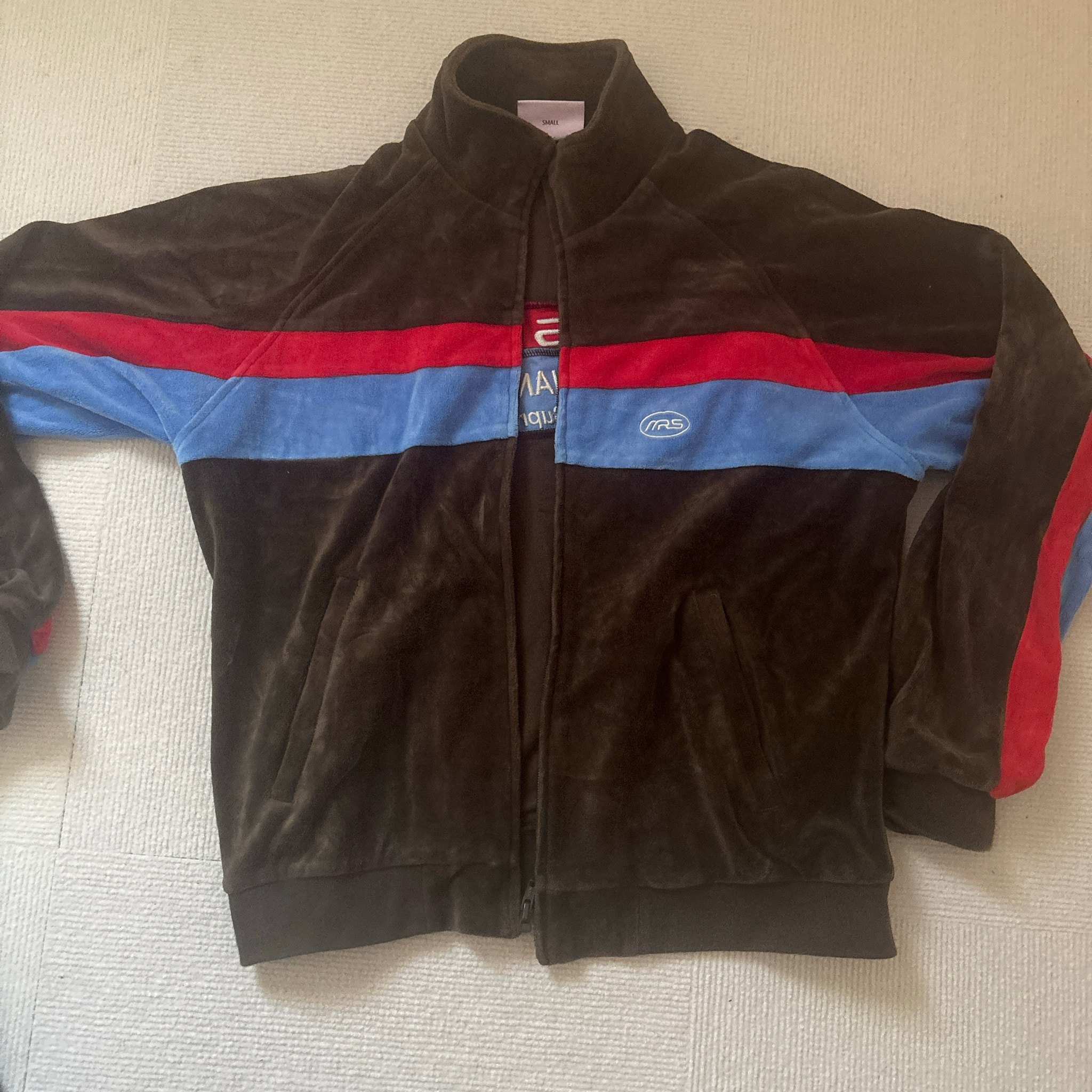 Supreme x Martine Rose Velour Track Jacket "Brown"