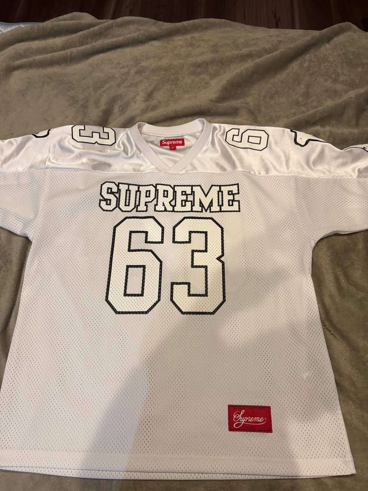 Supreme Bones Football Jersey "White"
