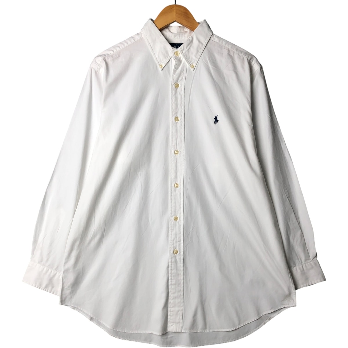 古着 ラルフローレン Ralph Lauren CLASSIC FIT クラシックフィット 長袖 ボタンダウンシャツ メンズL相当/eaa567979