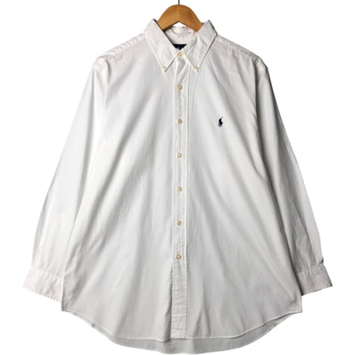 古着 ラルフローレン Ralph Lauren CLASSIC FIT クラシックフィット 長袖 ボタンダウンシャツ メンズL相当/eaa567979