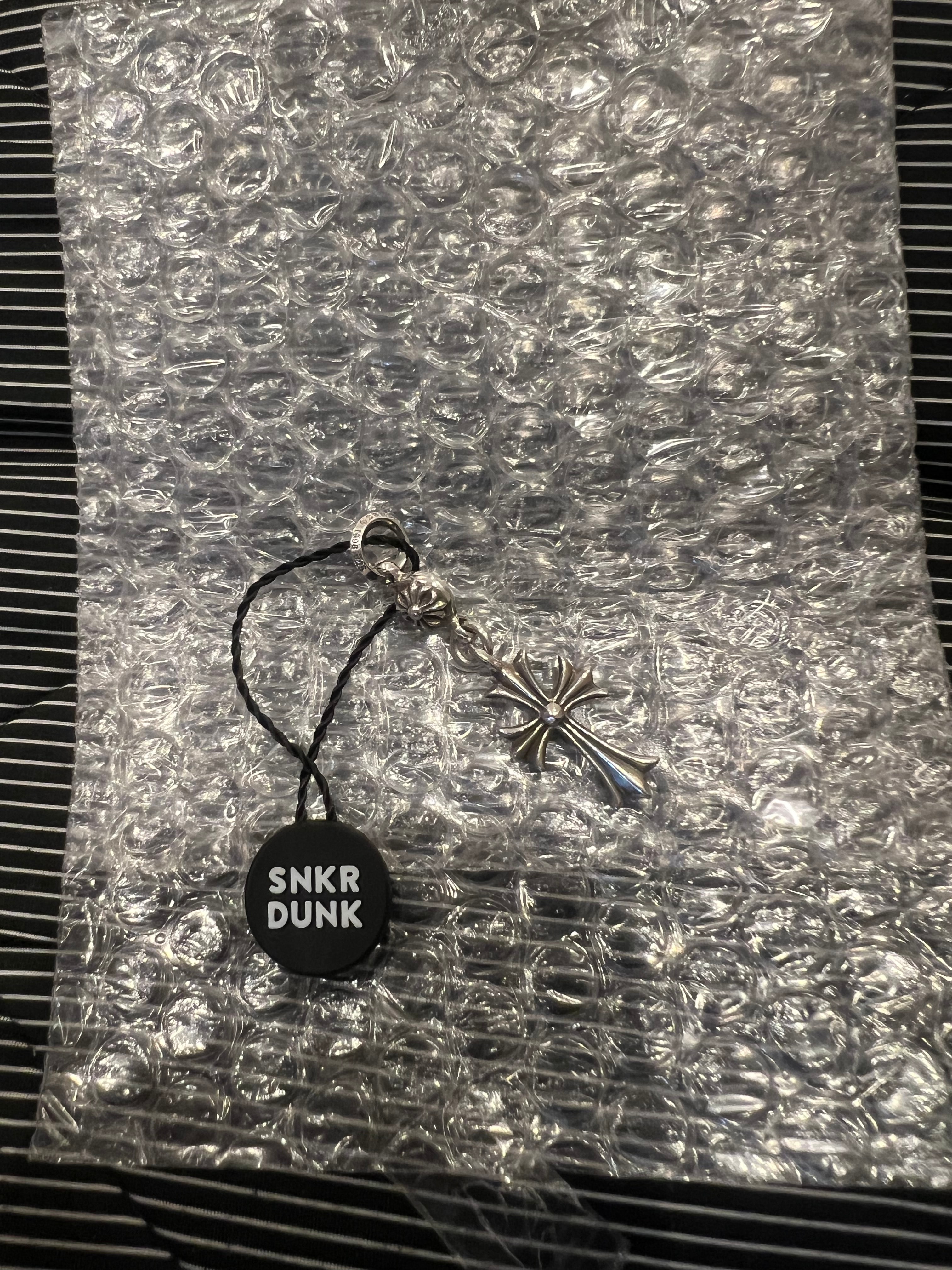 Chrome Hearts 1 Ball Tiny CH Cross Charm "Silver"