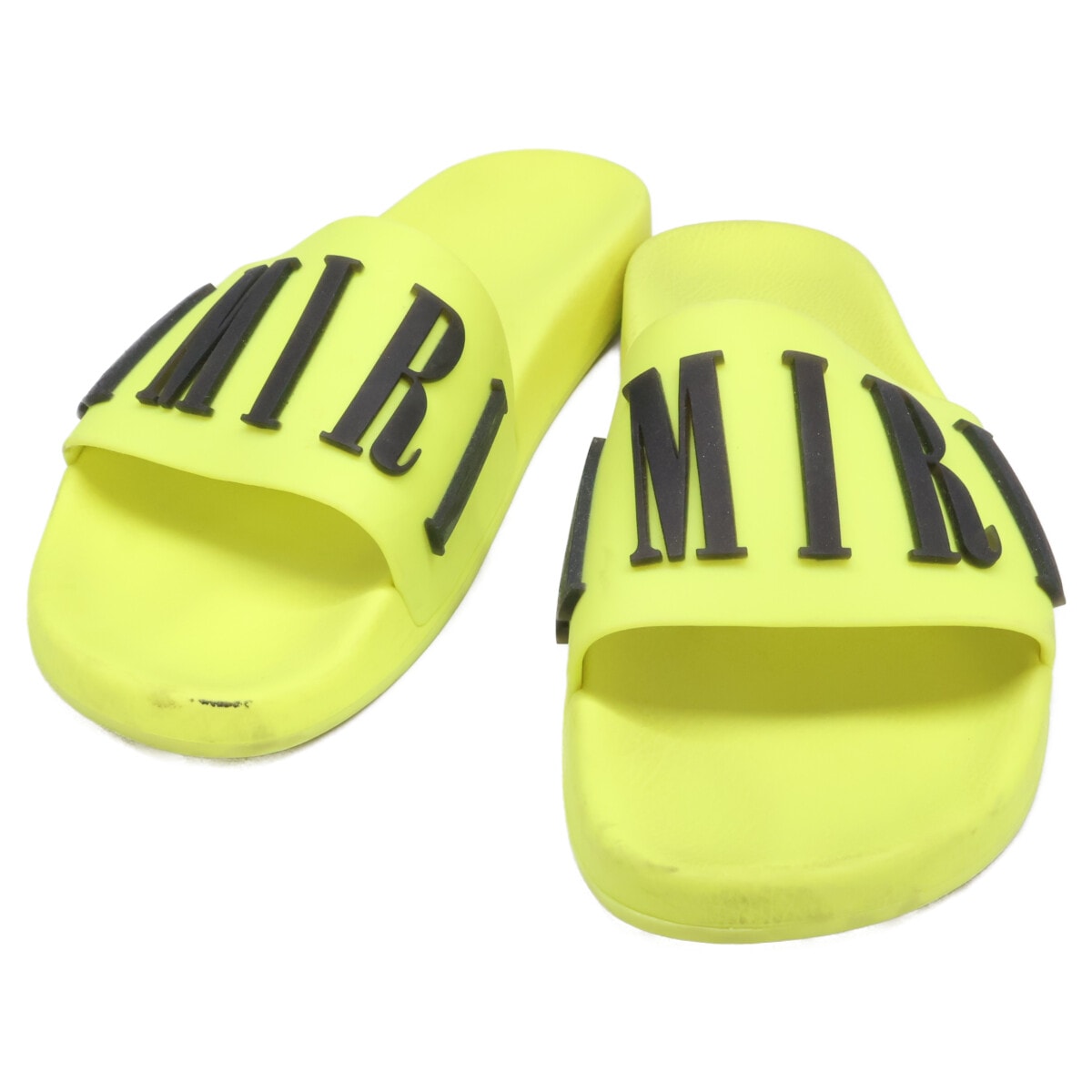 アミリ ロゴ入り ラバーサンダル ※サイズの表記はございません。