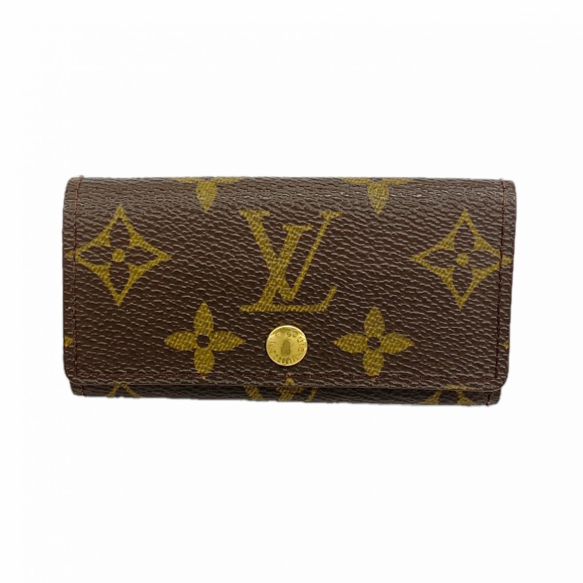 【6db1043】ルイヴィトン キーケース モノグラム ミュルティクレ4 M69517 ブラウン【中古】メンズ レディース ユニセックス