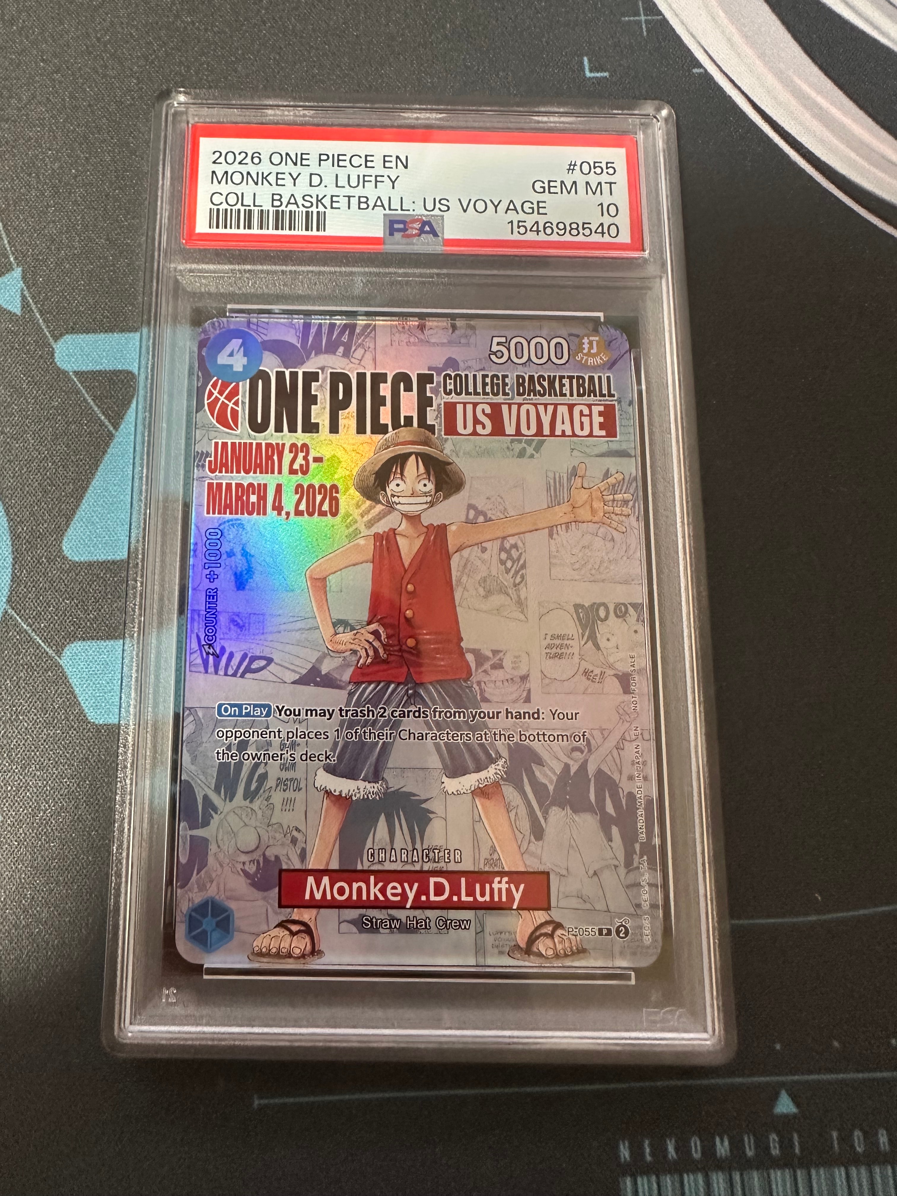 ワンピース 英語 ジョズ チャンピオンシップ TOP64 海外 2023 One Piece Promos 008 Jozu Championship Regional-top 64 PSA 10