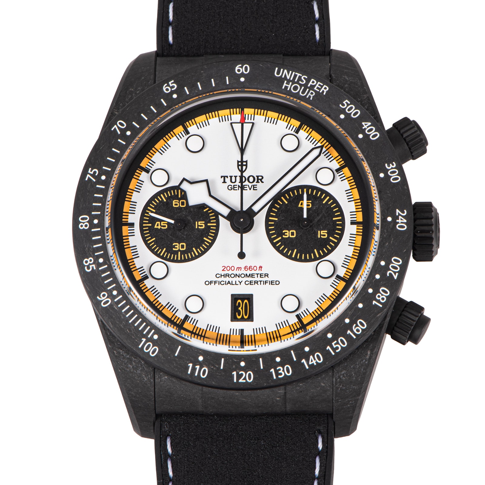 【新品】TUDOR チューダー / チュードル ブラックベイ クロノ カーボン26 M79377KN-0003 保証書2026年 2026年新作 2026本限定 カーボン【中古】