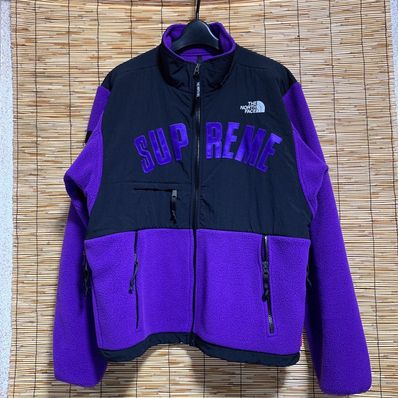 Supreme x The North Face Arc Logo Denali Fleece Jacket "Purple"