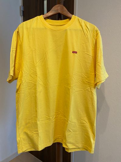 Supreme Small Box Tee "Pale Yellow"(Made in Vietnam)(22SS)