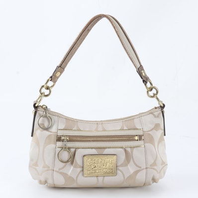 ■美品 コーチ シグネチャー C1049-15317 ハンドバッグ
