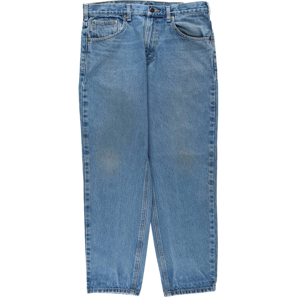 古着 カーハート Carhartt テーパードデニムパンツ メンズw35相当/eaa661044