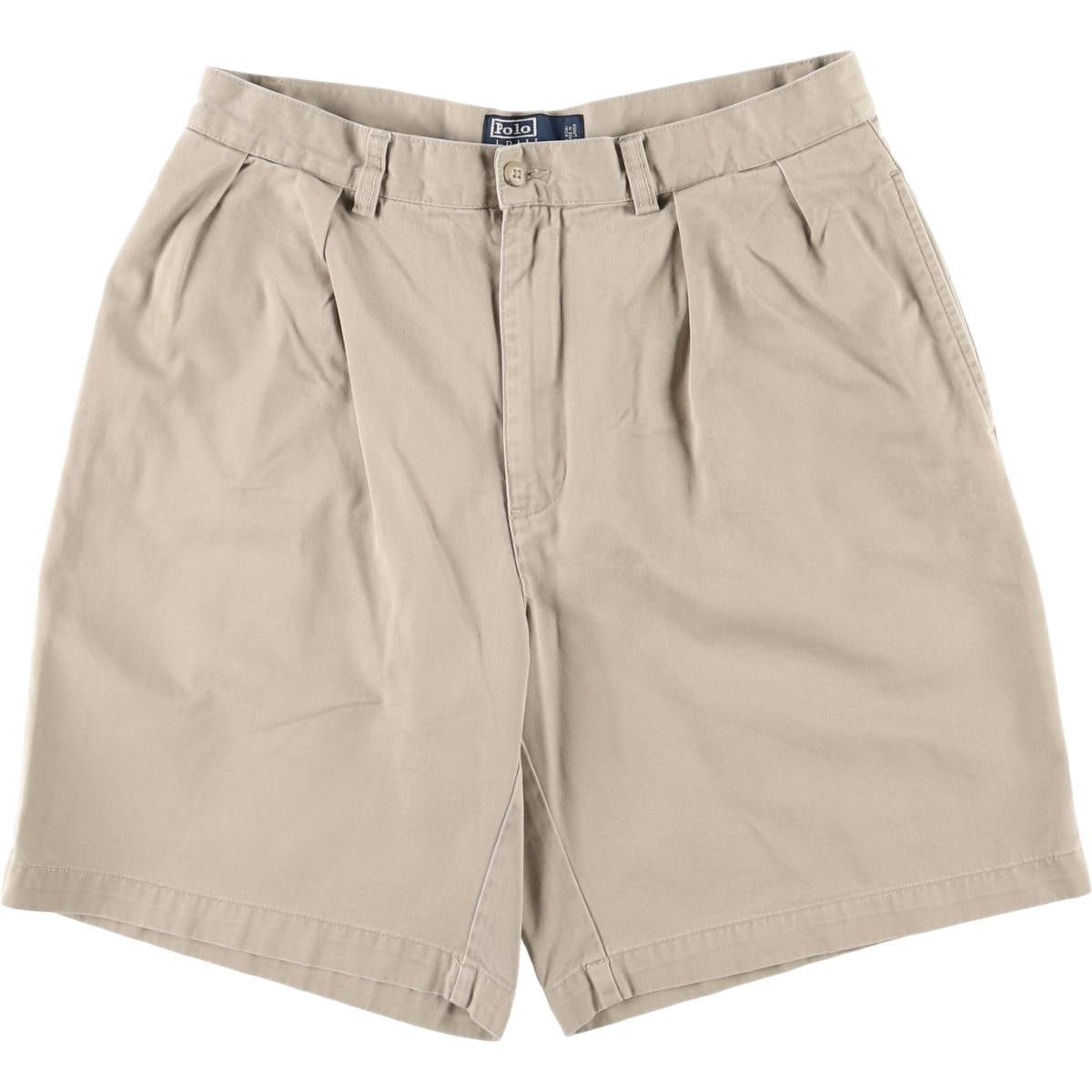 古着 ラルフローレン Ralph Lauren POLO by Ralph Lauren TYLER SFORT ツータック チノショーツ ショートパンツ メンズw32相当/eaa583413