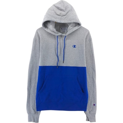 古着 チャンピオン Champion AUTHENTIC ATHLETICWEAR ツートン スウェットプルオーバーパーカー メンズM相当/eaa472567