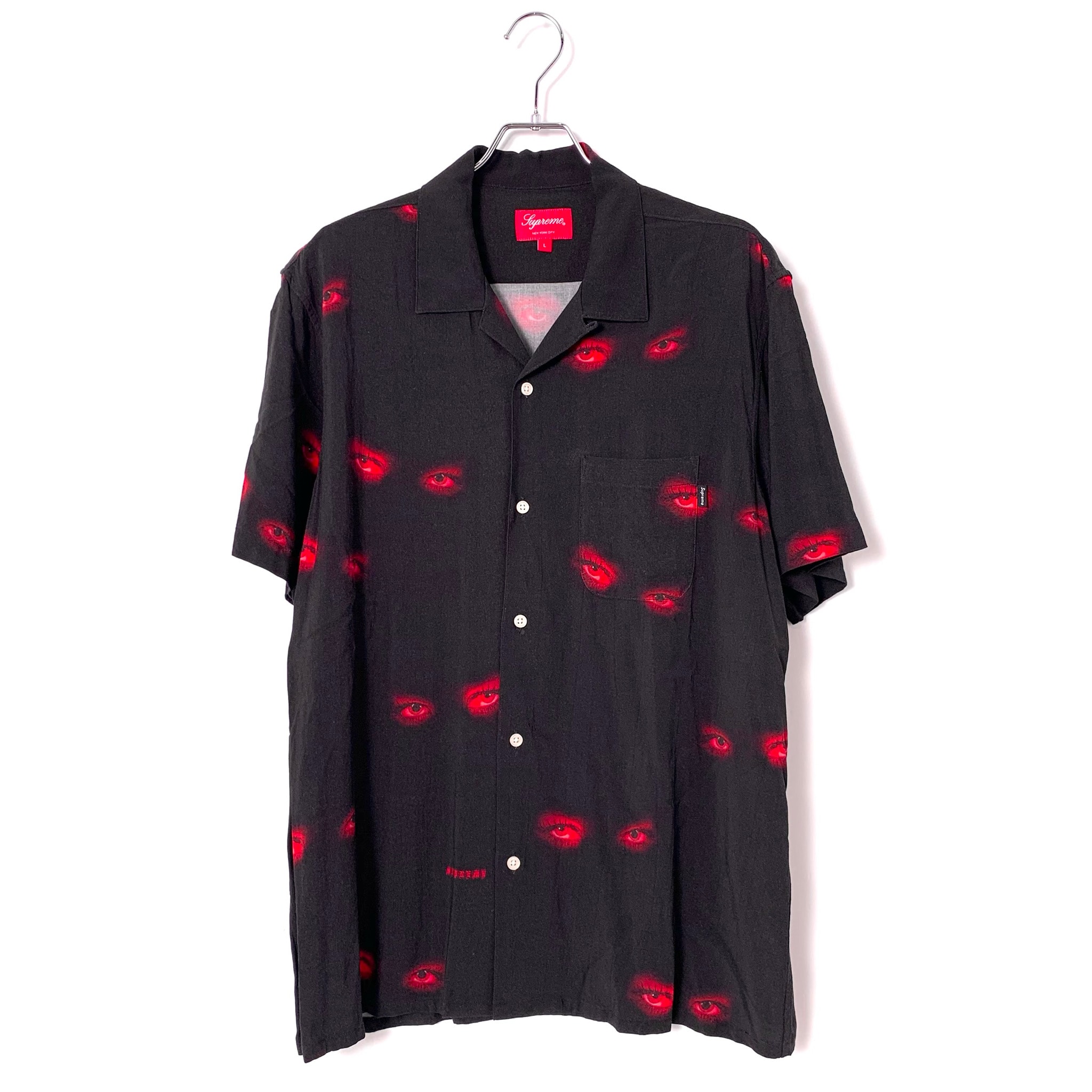 Supreme Eyes Rayon S/S Shirt Black