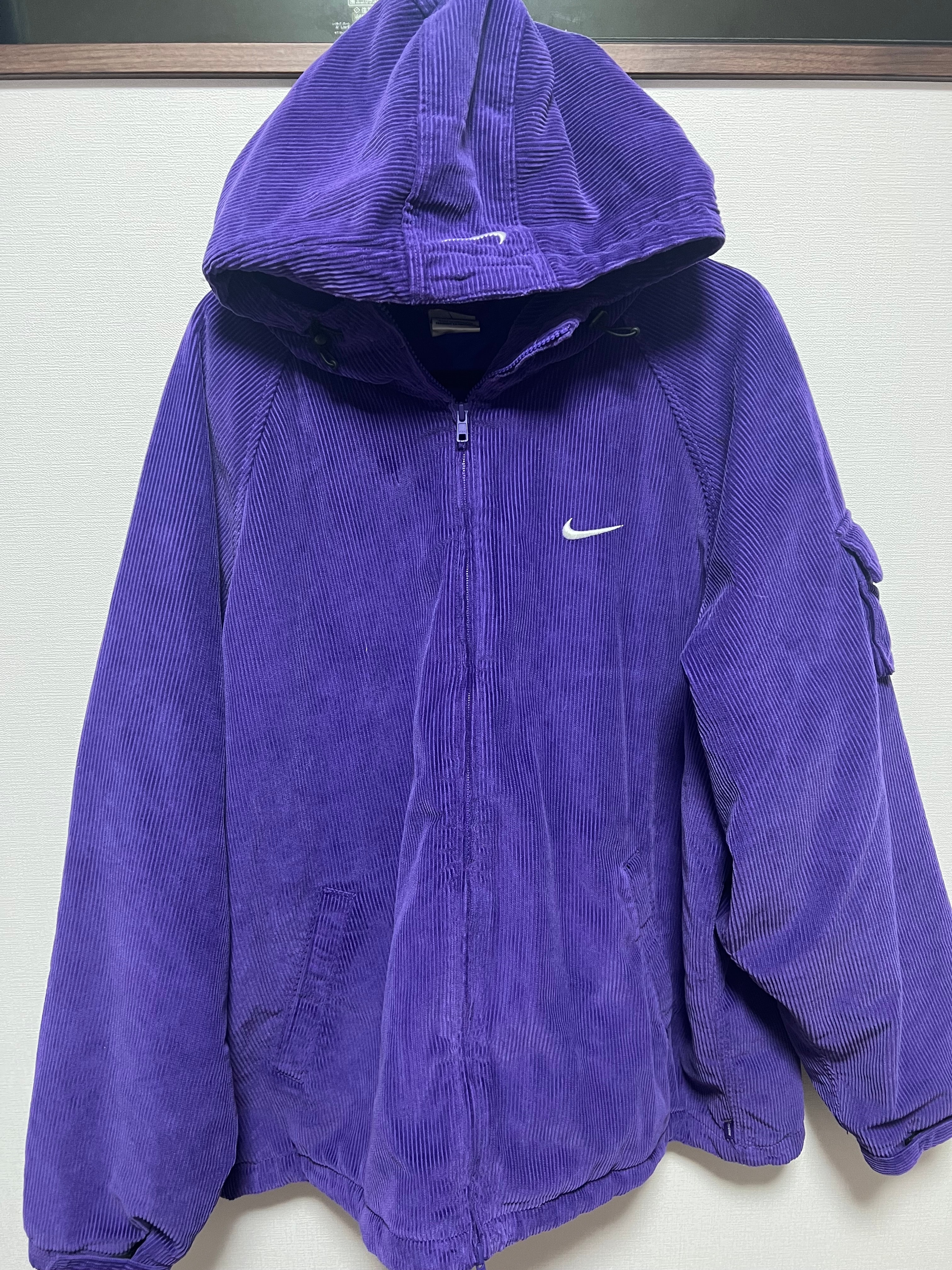 Supreme / Nike Arc Corduroy Hooded Jacket "Purple"