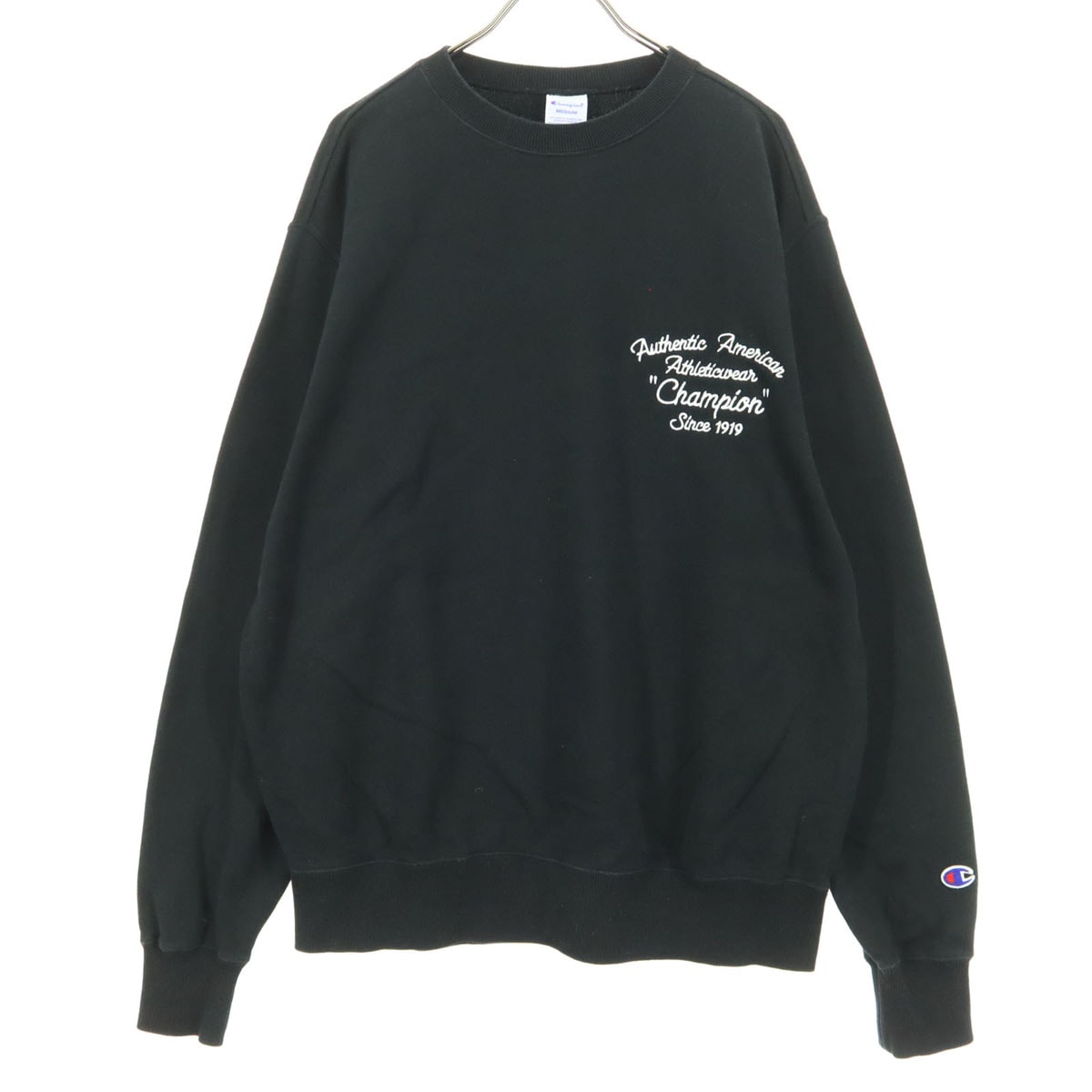 Champion チャンピオン 長袖 スウェット M ブラック
