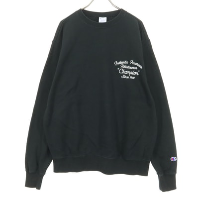 Champion チャンピオン 長袖 スウェット M ブラック