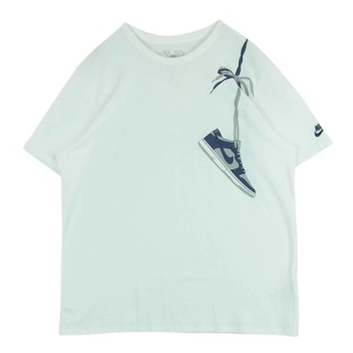 NIKE ナイキ 半袖Tシャツ DUNK ダンク 半袖 Tシャツ コットン 中国製 ホワイト系 XXL【中古】