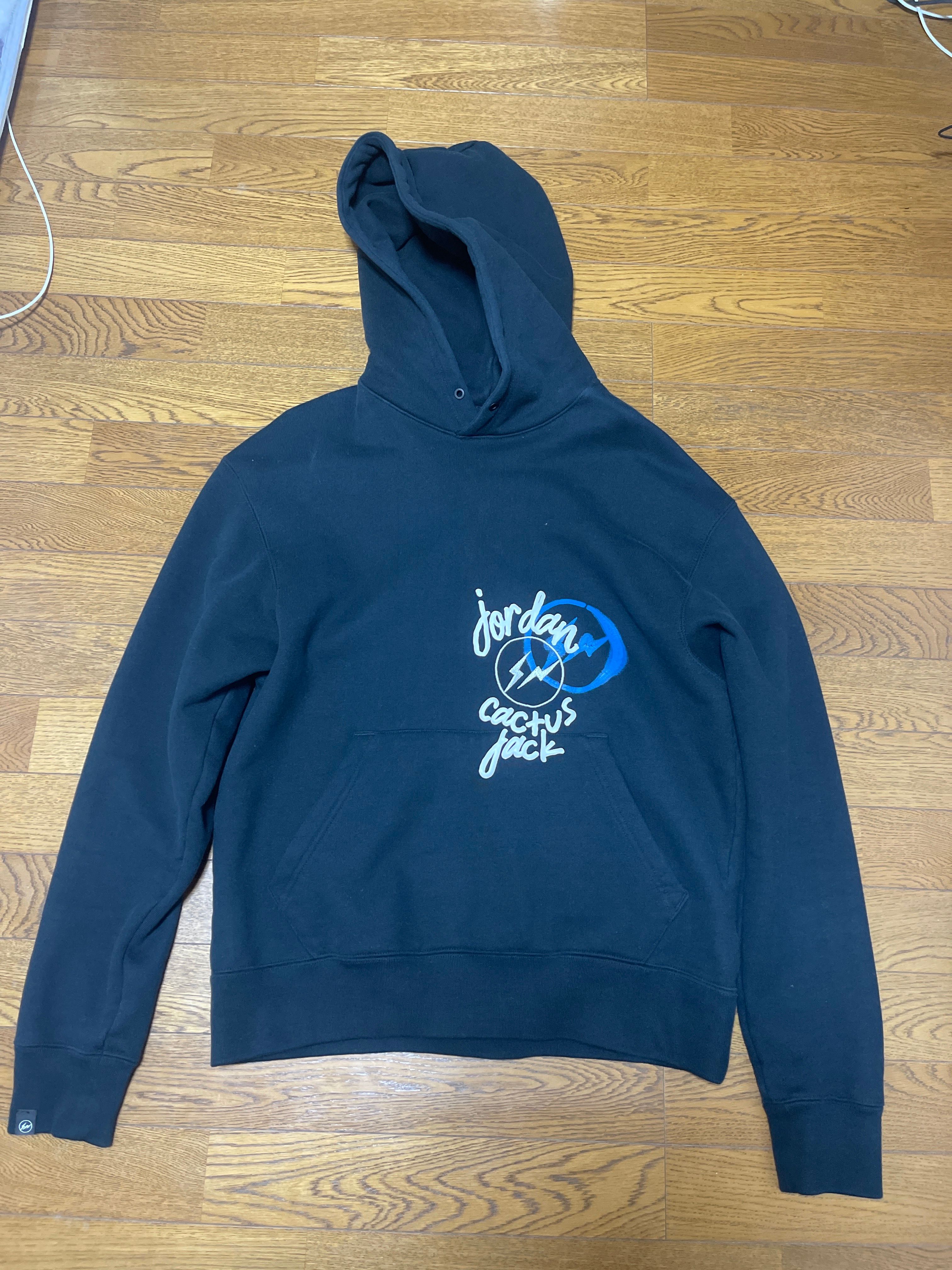 Air Jordan Travis Scott Fragment Hoodie "Black"