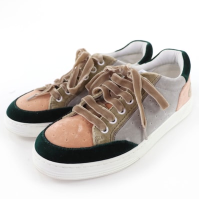 美品 シャネル ローカットスニーカー マルチカラー レディース 37 G36295