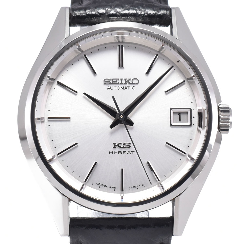 セイコー SEIKO SCVN001/4S15-7040 キングセイコー ヒストリカルコレクション 2000本限定 シルバー 自動巻き メンズ 良品 腕時計 P#148962