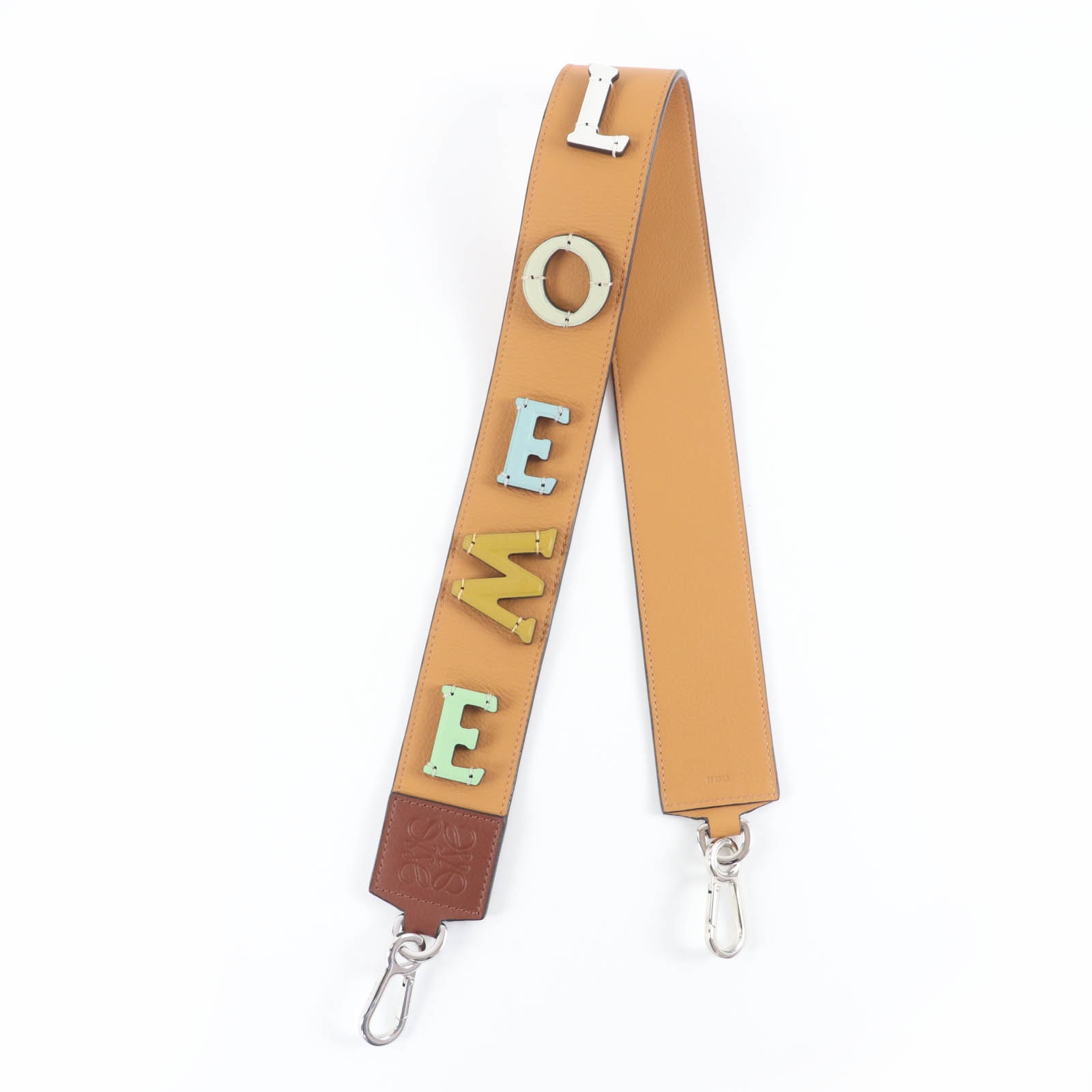 極美品 ロエベ ショルダーストラップ ブラウン レディース