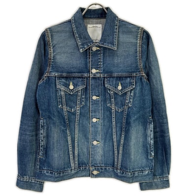 ビズビム 0115105006003 15ss 103 JKT DAMAGED ブルー デニムジャケット 2