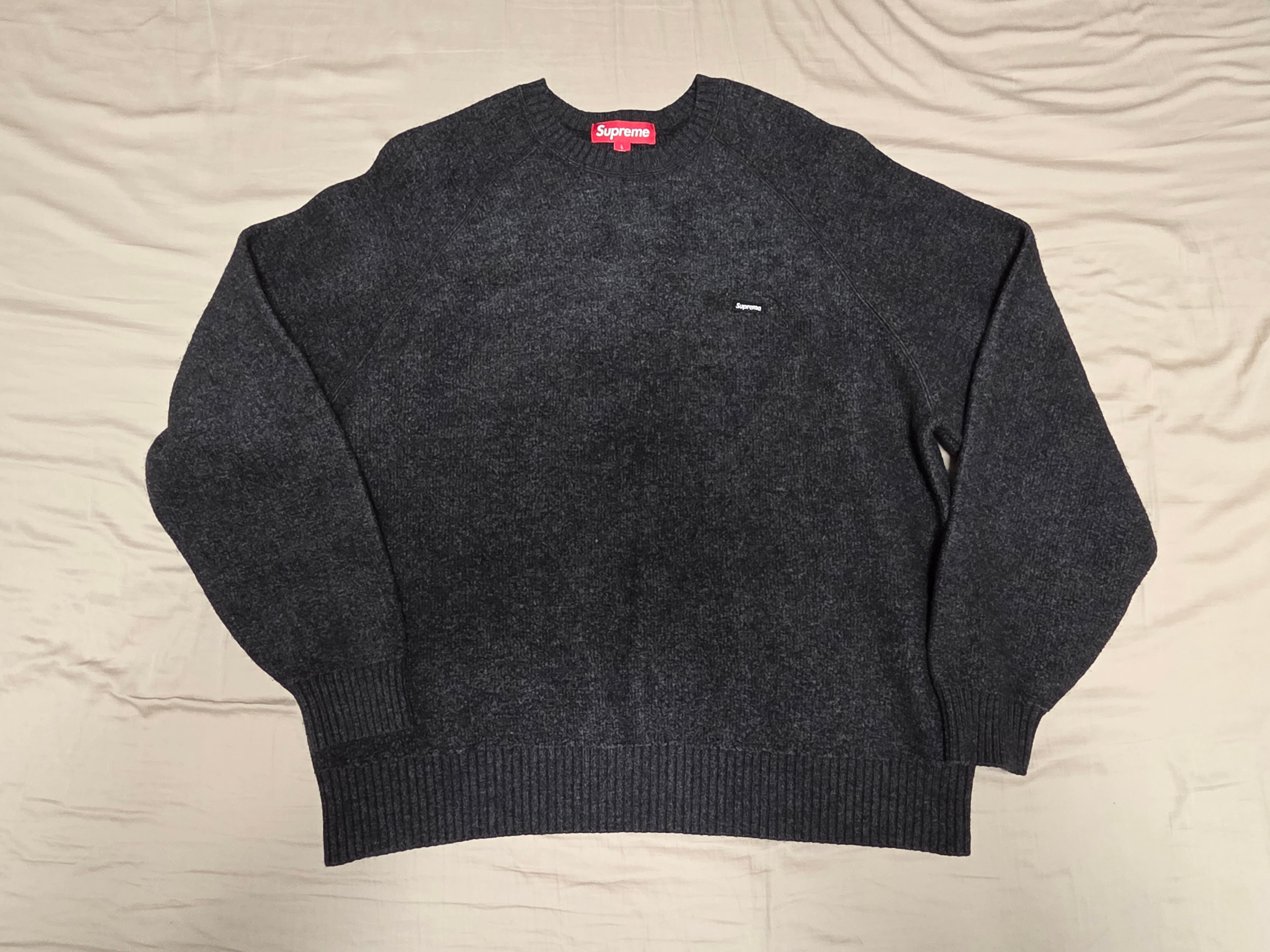 Supreme Terry Small Box Sweater "Black"