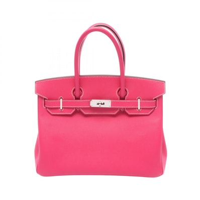 エルメス HERMES バーキン30 ローズティリアン ハンドバッグ バッグ レザー ヴォーエプソン ローズティリアン □Q刻印(2013年製造) レディース ピンク系 【中古】
