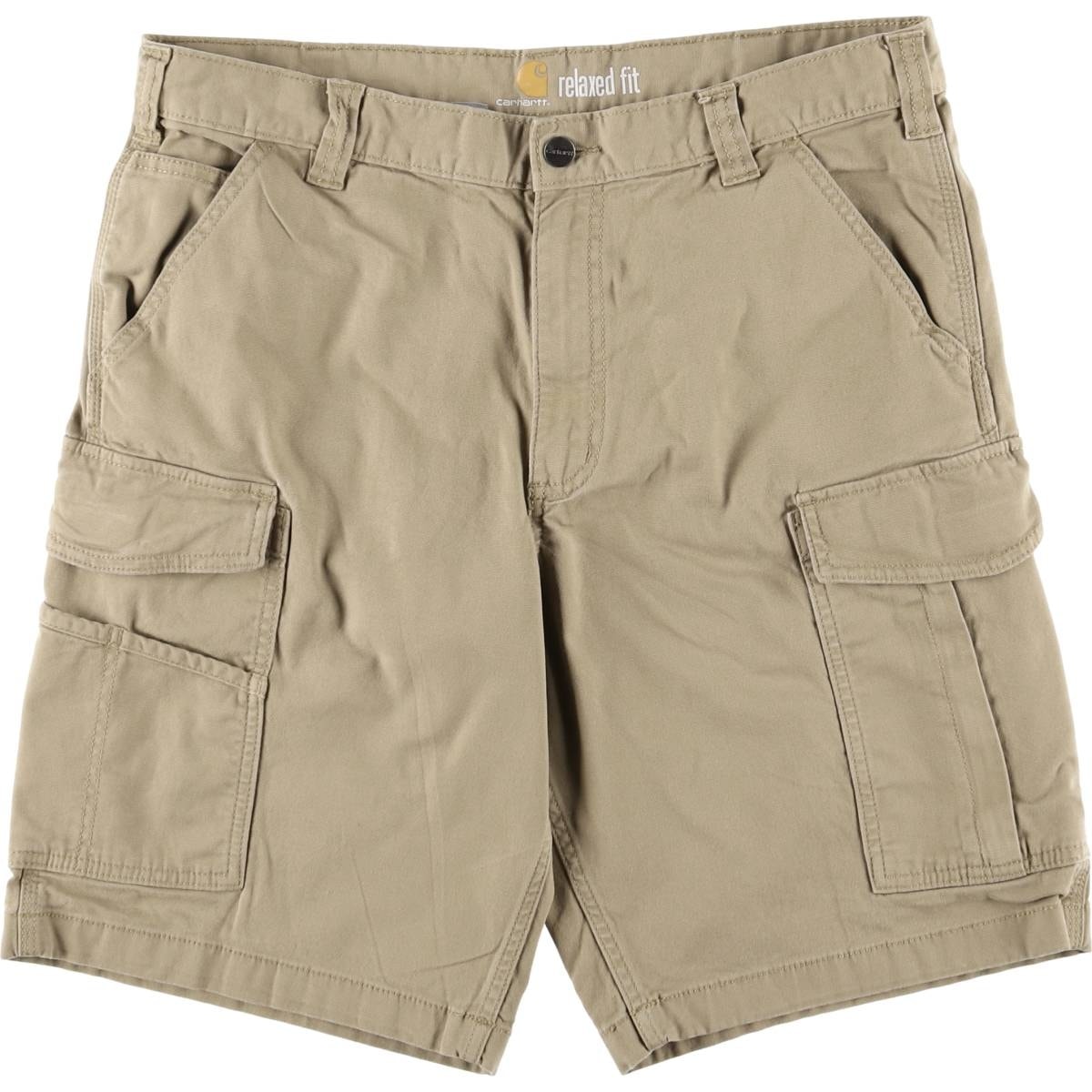 古着 カーハート Carhartt RELAXED FIT ダック カーゴショーツ ハーフパンツ メンズw36相当/eaa567643