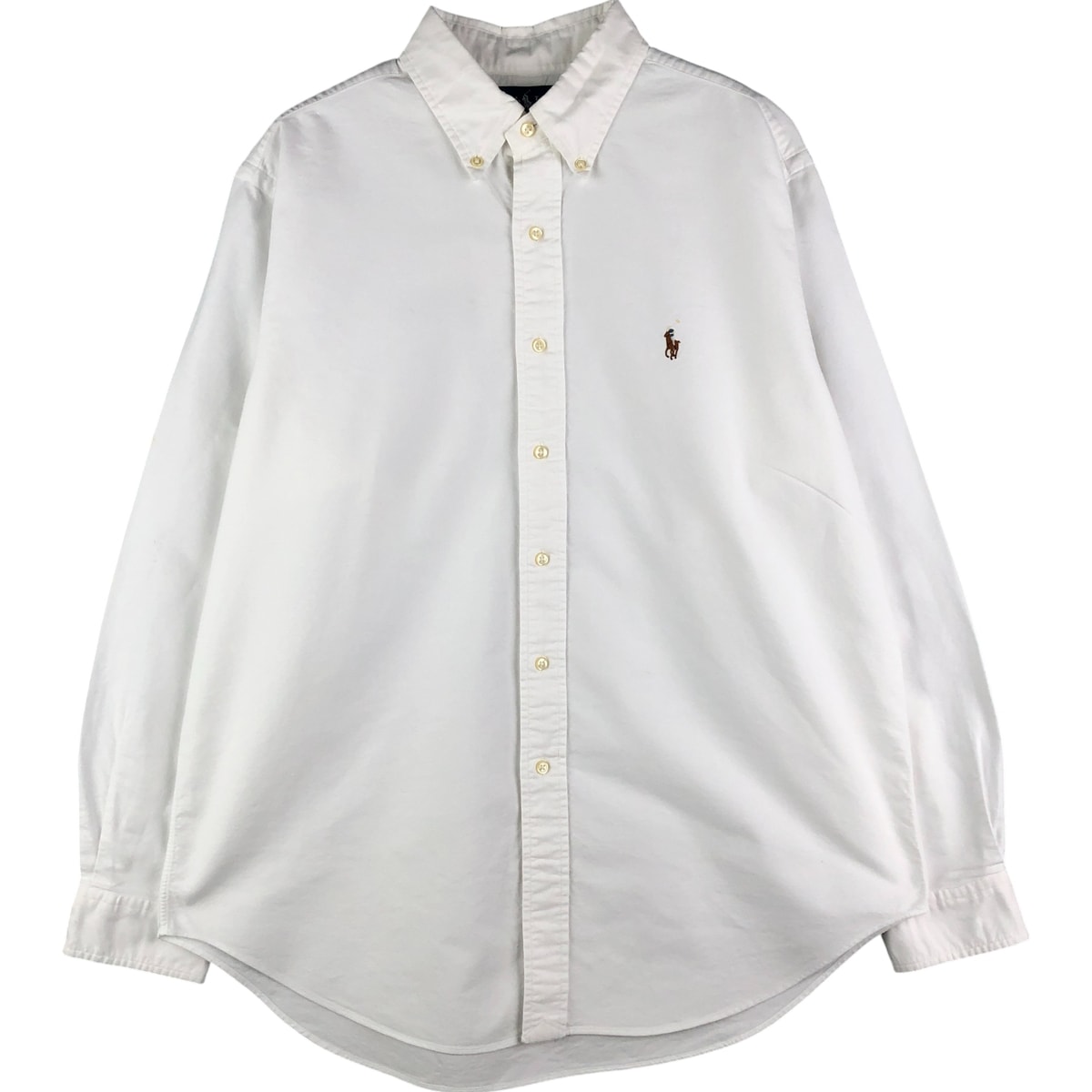 古着 ラルフローレン Ralph Lauren CLASSIC FIT クラシックフィット 長袖 ボタンダウンシャツ メンズL相当/eaa602886
