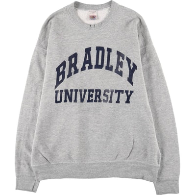 古着 90年代 フルーツオブザルーム FRUIT OF THE LOOM HEAVY cotton カレッジスウェットシャツ トレーナー USA製 メンズXL相当 ヴィンテージ/eaa418638