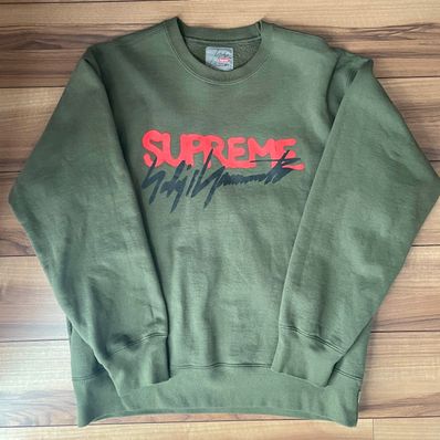 Supreme x Yohji Yamamoto Crewneck "Olive"
