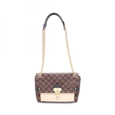 ルイ・ヴィトン LOUIS VUITTON ヴァヴァンPM ショルダーバッグ バッグ PVCコーティングキャンバス レザー ダミエ クレーム レディース ブラウン系 / アイボリー系 / ブラック系 N40113 【中古】