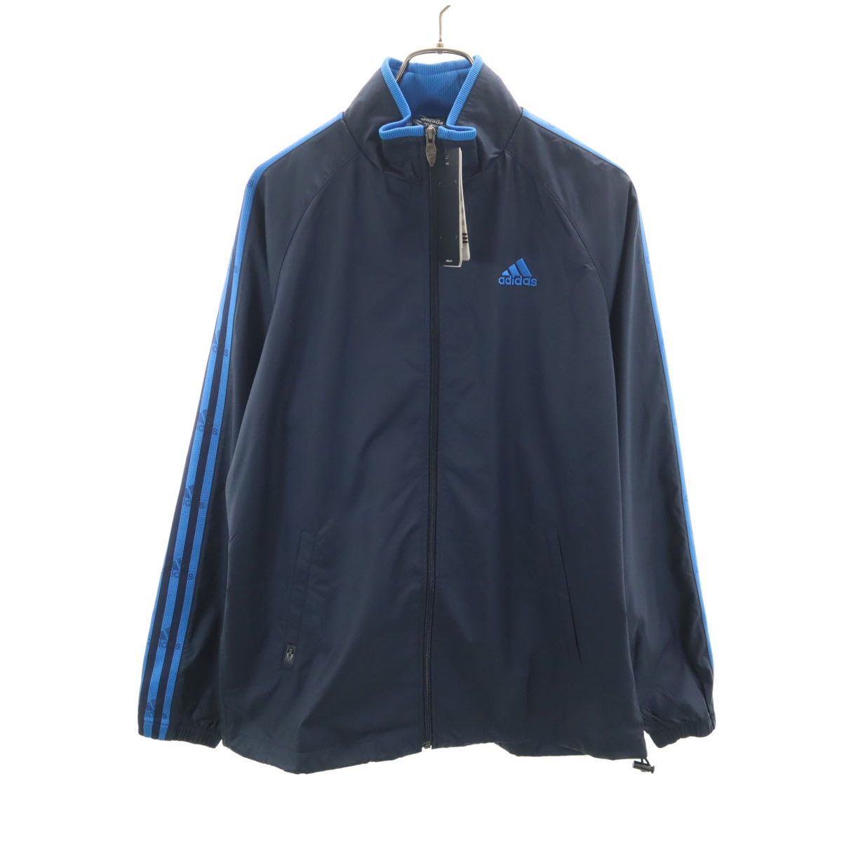 未使用 adidas アディダス ウインドブレーカー L ネイビー ジャケット 裏メッシュ