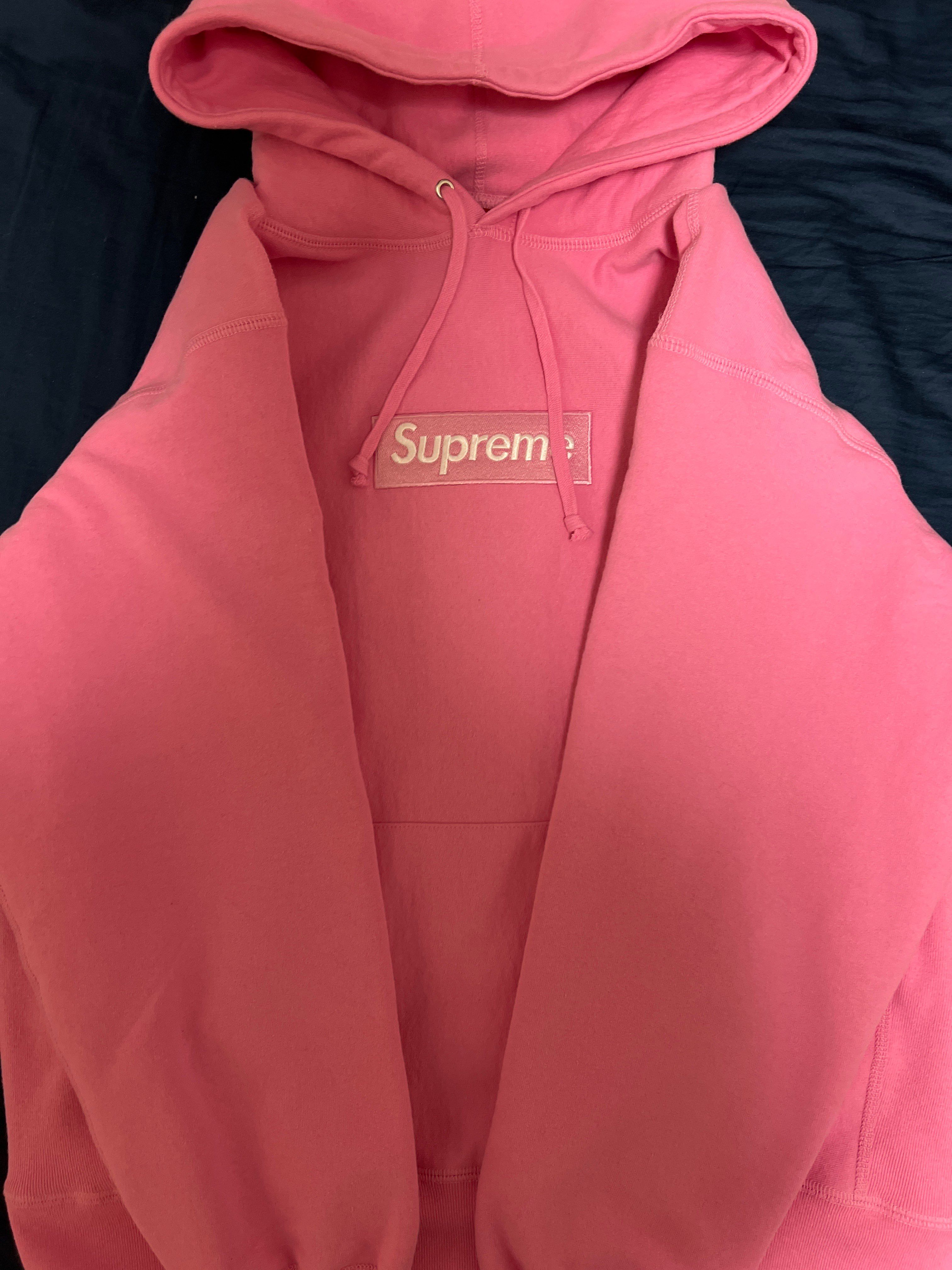 Supreme Box Logo Hooded Sweatshirt "Pink" (21FW)