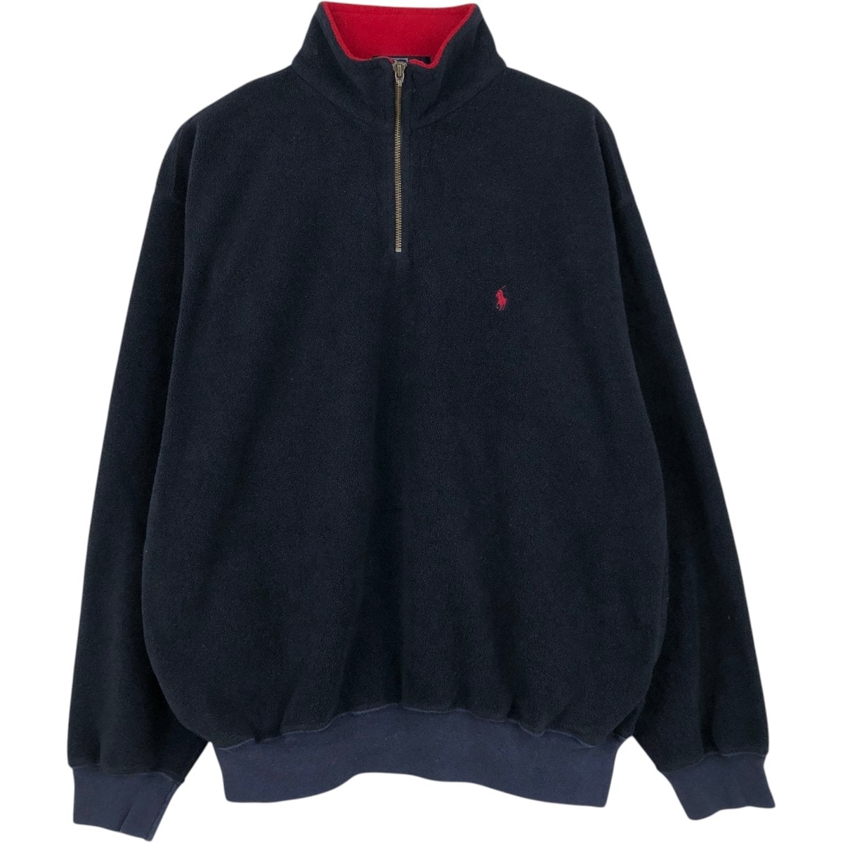 古着 ラルフローレン Ralph Lauren POLO by Ralph Lauren ハーフジップ フリースプルオーバー メンズL相当/eaa655352