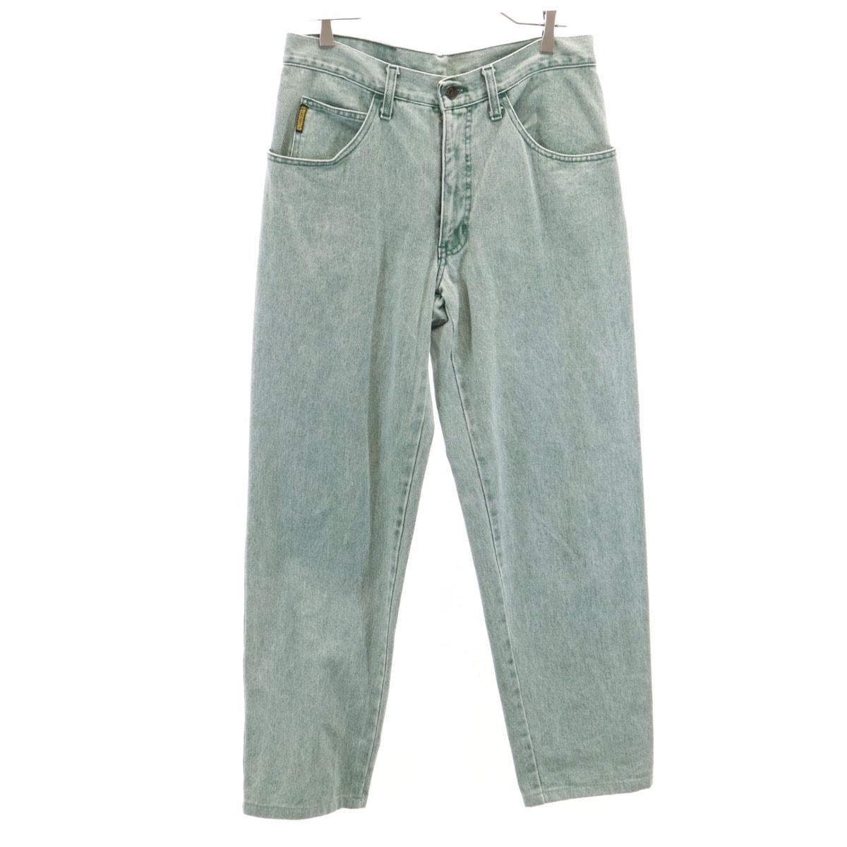 ARMANI JEANS アルマーニジーンズ 90s イタリア製 オールド テーパードデニムパンツ W36 グリーン