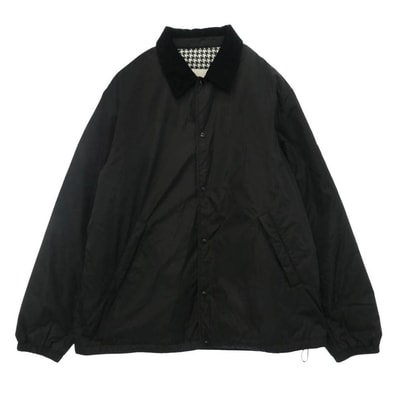 MONCLER FRAGMENT DESIGN 23AW I209U1A00010 × FRAGMENTdesign DAFFODIL ダッフォデイルズ ステンカラー ロゴ プリントコーチ ジャケット ダウン フェザー混 【中古】