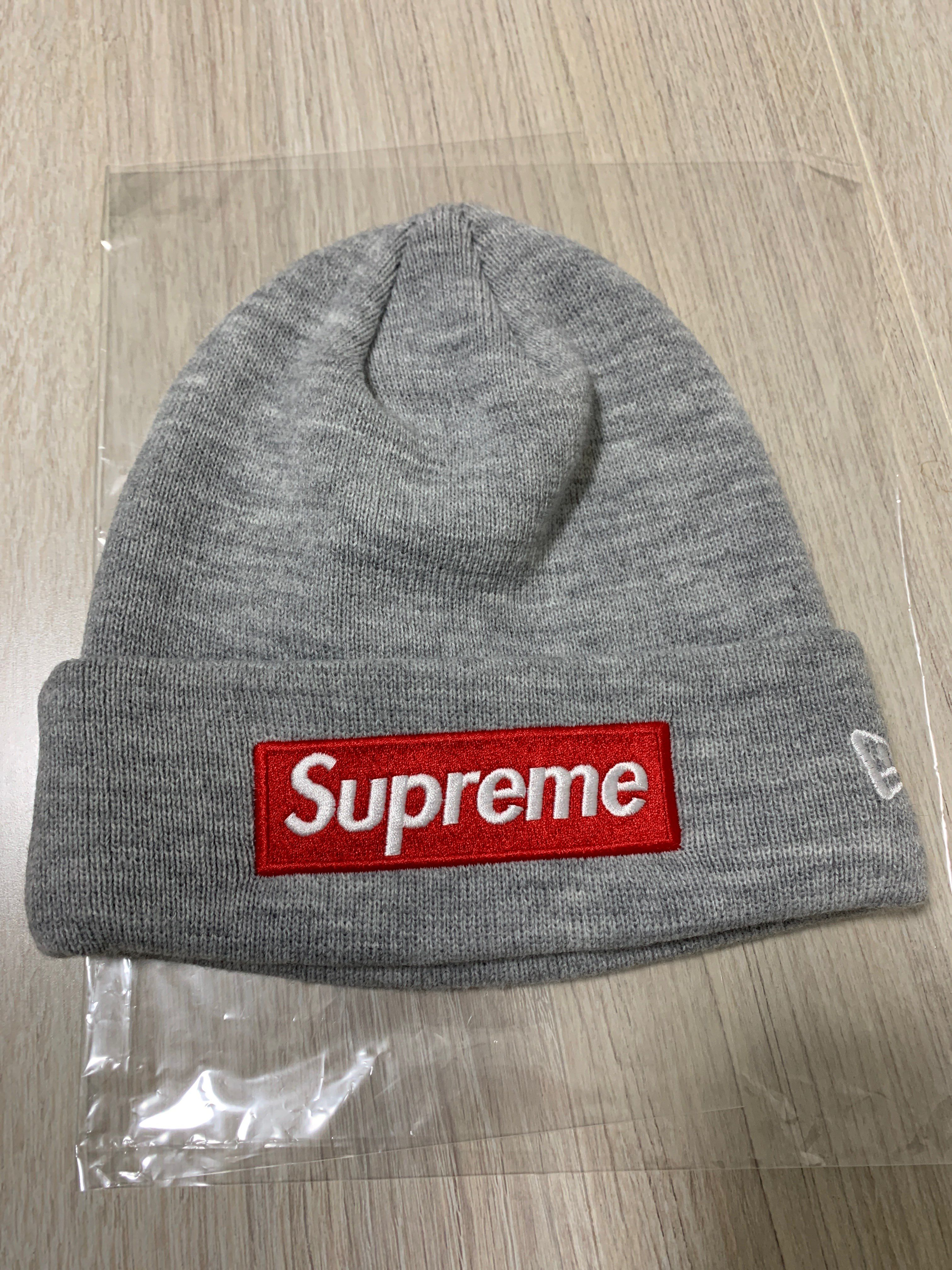 Supreme Box Logo Beanie "Grey" (18FW)