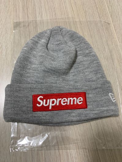 Supreme Box Logo Beanie "Grey" (18FW)