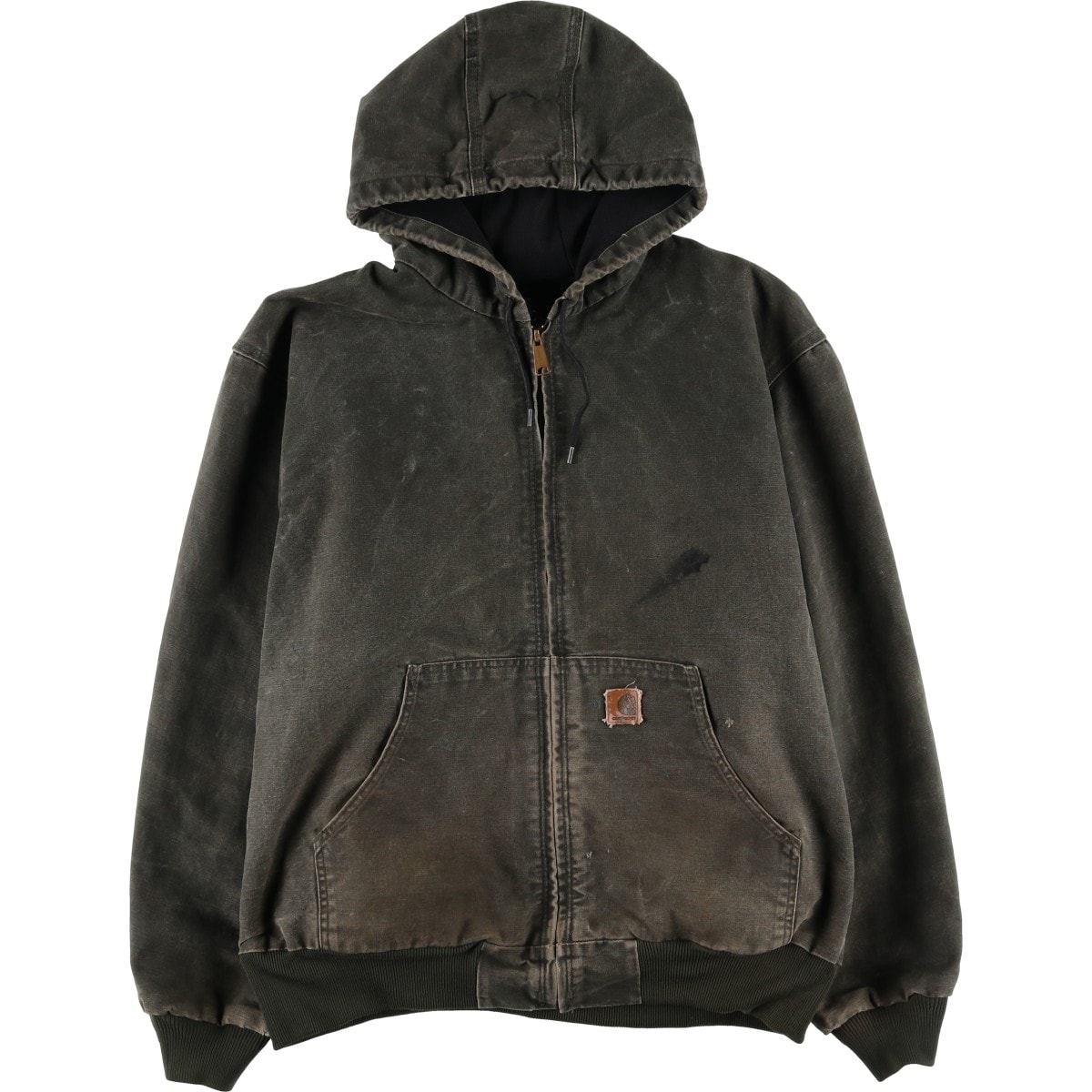 古着 00年代 カーハート Carhartt アクティブジャケット ダックフルジップパーカー メンズXL相当/eaa599960